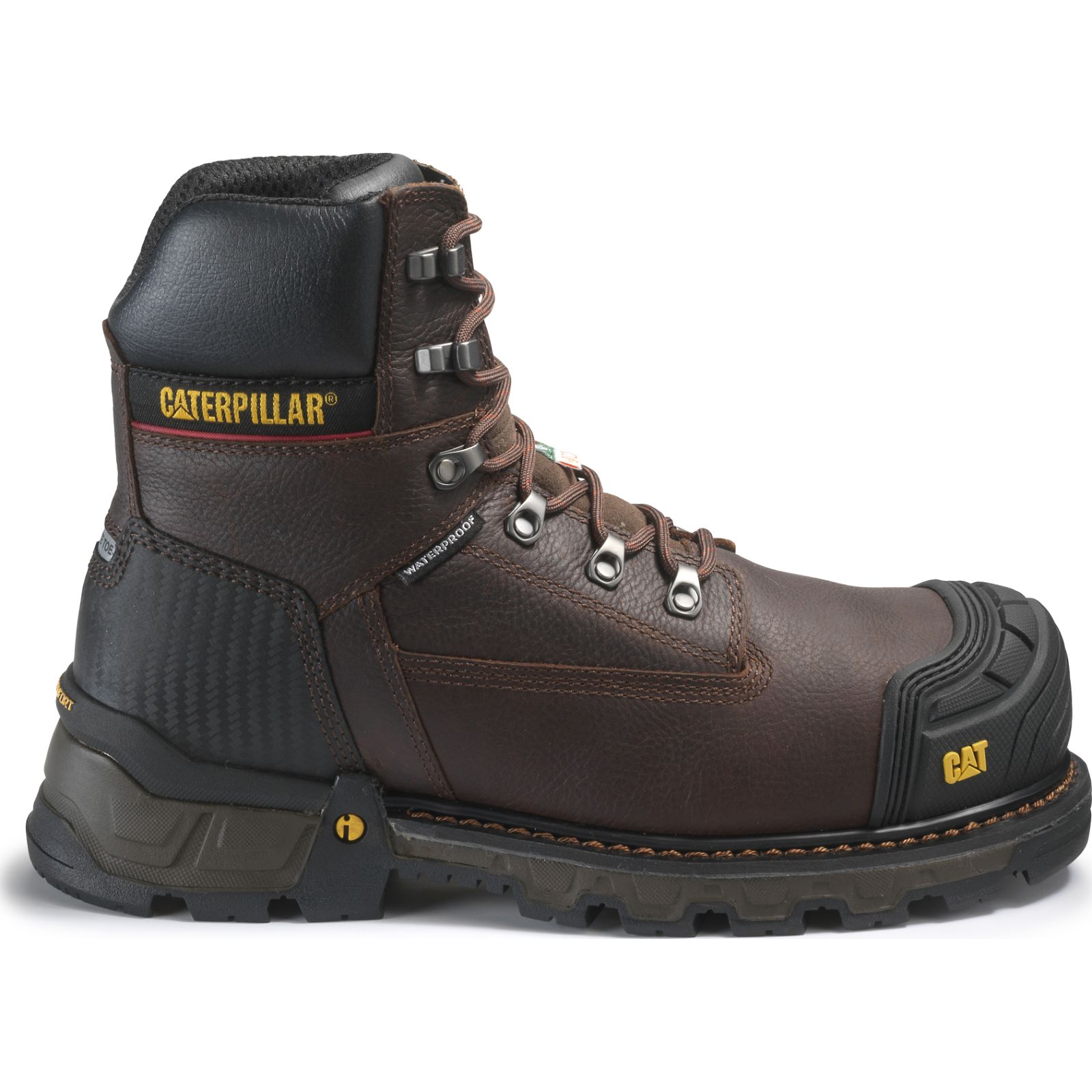 Caterpillar Men's Excavator Xl 6” Wp Tx Ct Csa Work Boots Brown CAT-20791